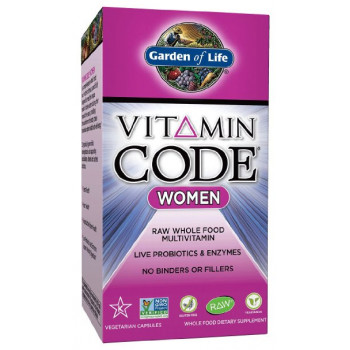 Raw vitamínový kód pro ženy - multivitamín s probiotiky a indiánským angreštem (120 kapslí)